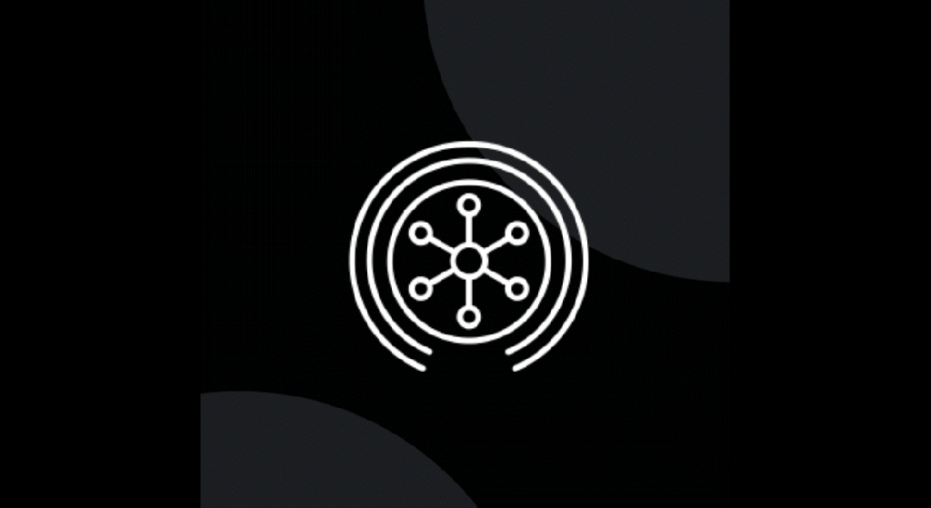 Animated pictogram of a wheel with 6 spokes