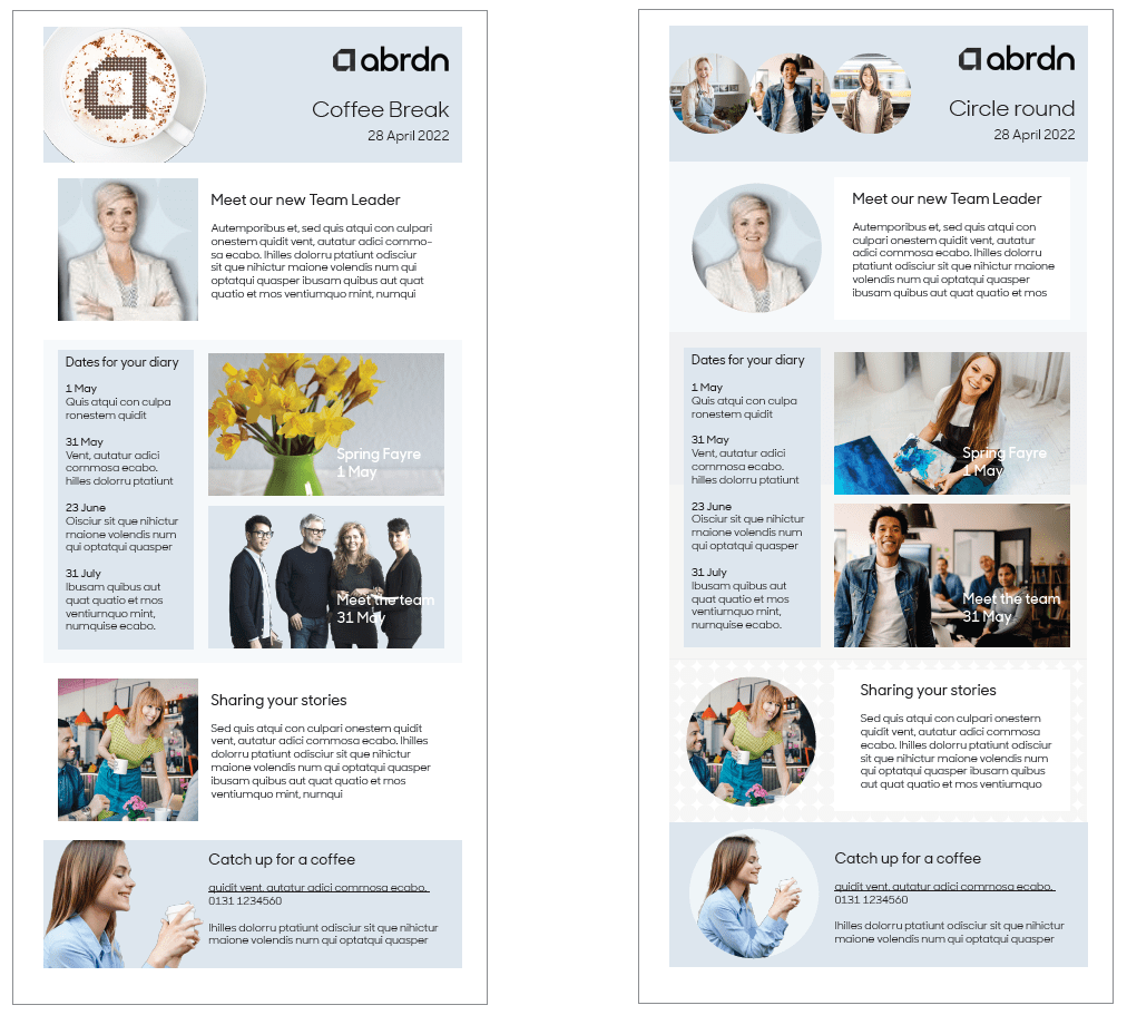 Email template design